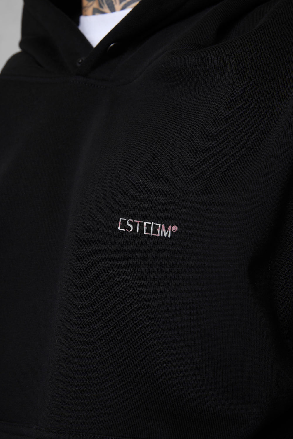 BLACK ESSENTIAL OVERSIZED HOODIE 2.0