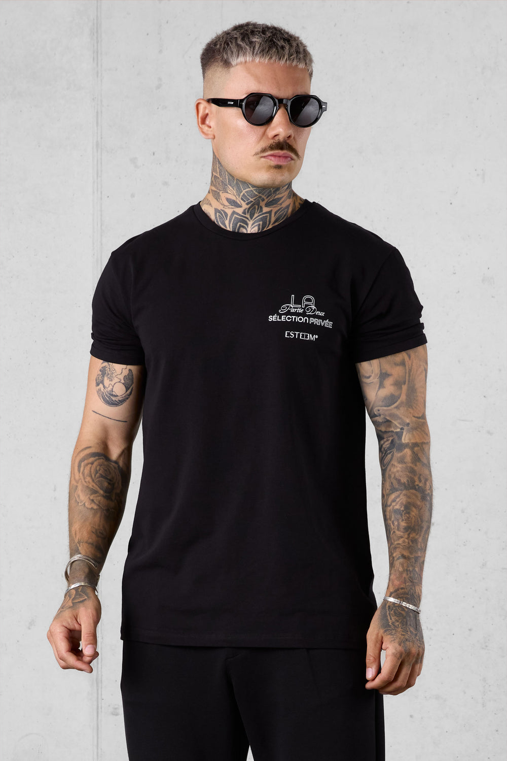BLACK SÉLECTION PRIVÉE LOGO TEE