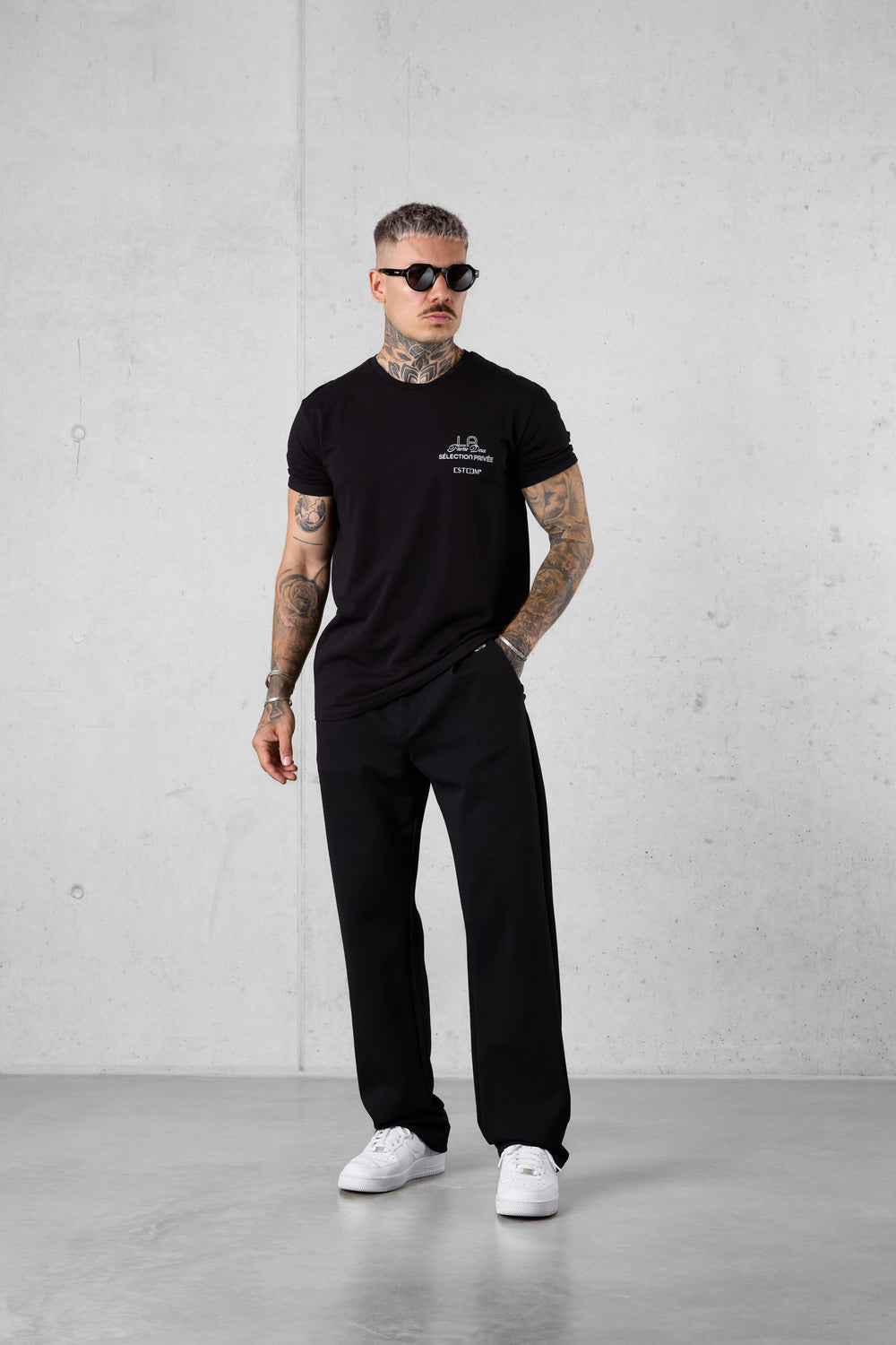 BLACK SÉLECTION PRIVÉE LOGO TEE