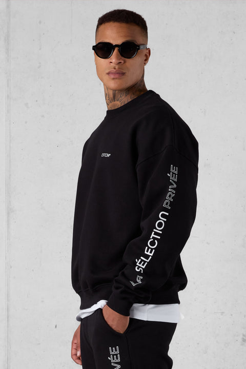 BLACK SÉLECTION PRIVÉE OVERSIZED SWEATER