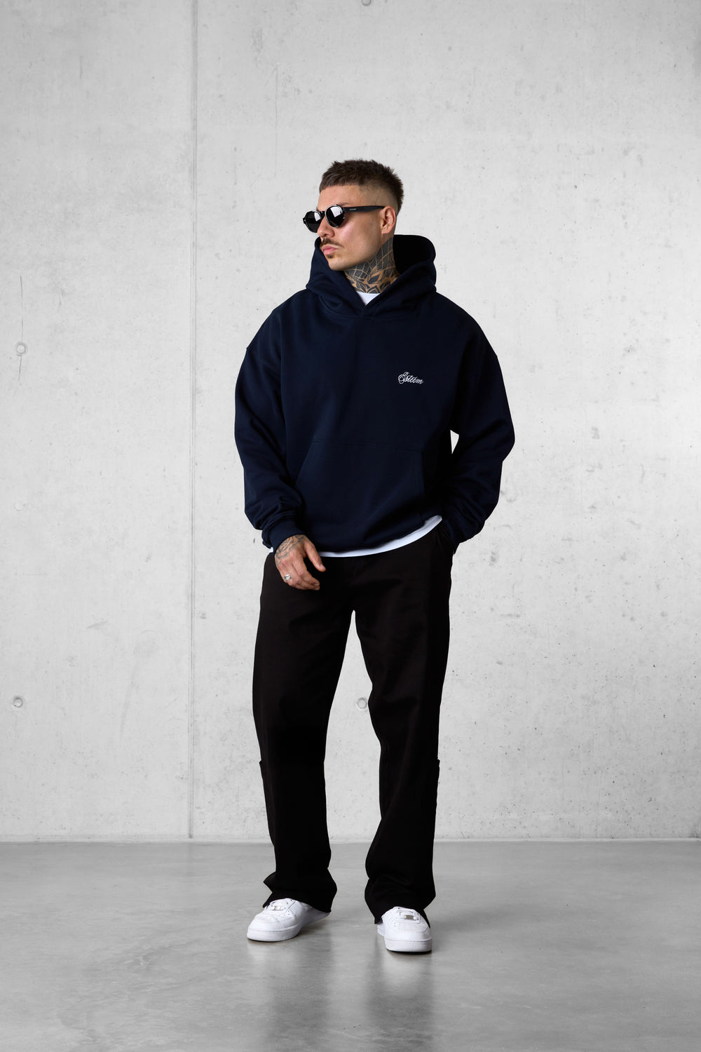 DARKSAPPHIRE SIGNATURE OVERSIZED HOODIE