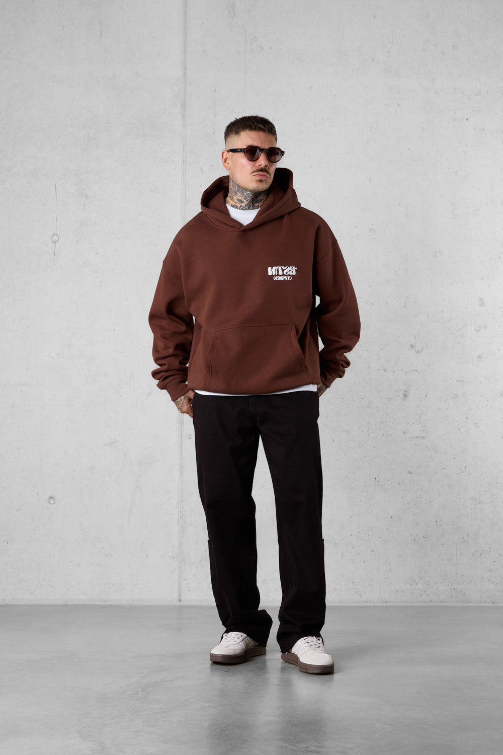 DOWNTOWNBROWN CMPNY OVERSIZED HOODIE
