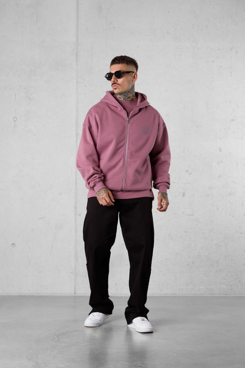 MAUVEROSE CMPNY OVERSIZED ZIP HOODIE