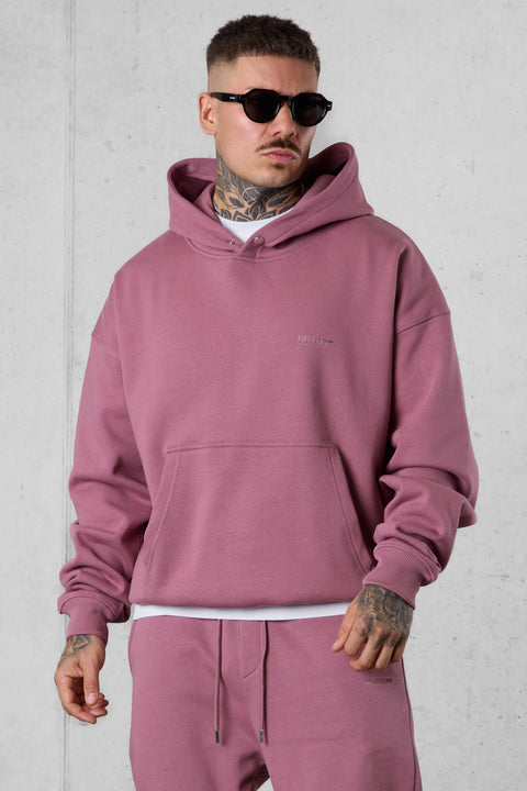 MAUVEROSE ESSENTIAL OVERSIZED HOODIE