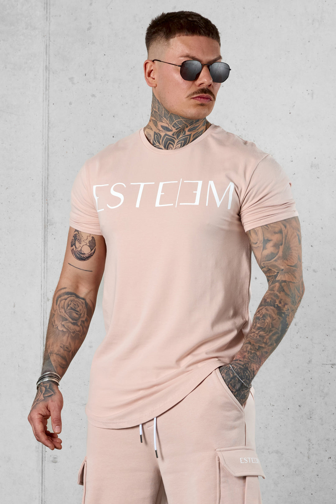 ROSE LETTERING TEE