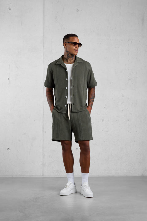 KHAKI KNIT SHIRT