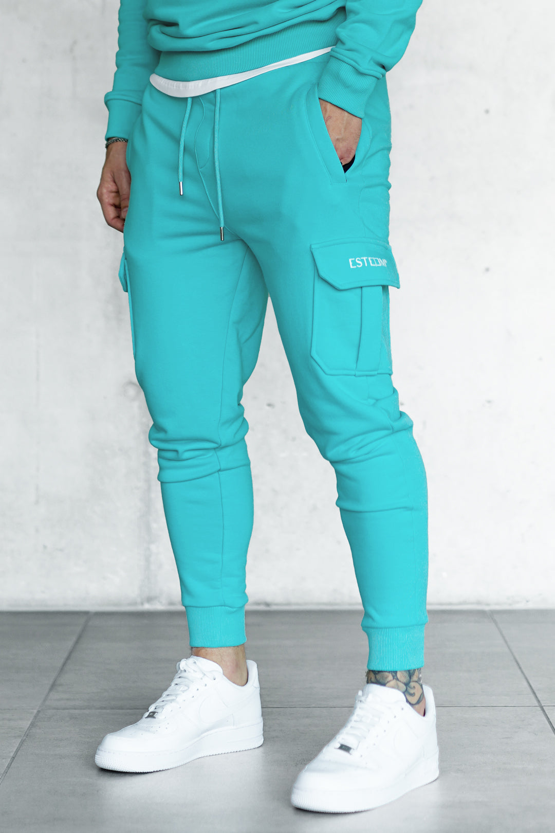 Turquoise joggers mens sale