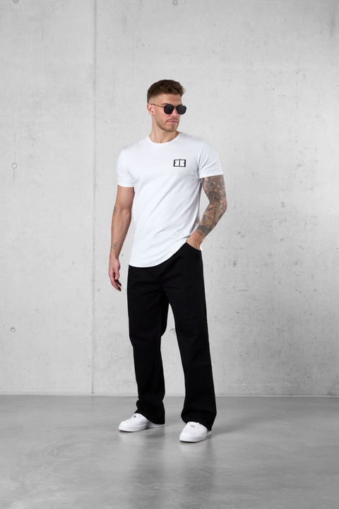 WHITE LOGO TEE