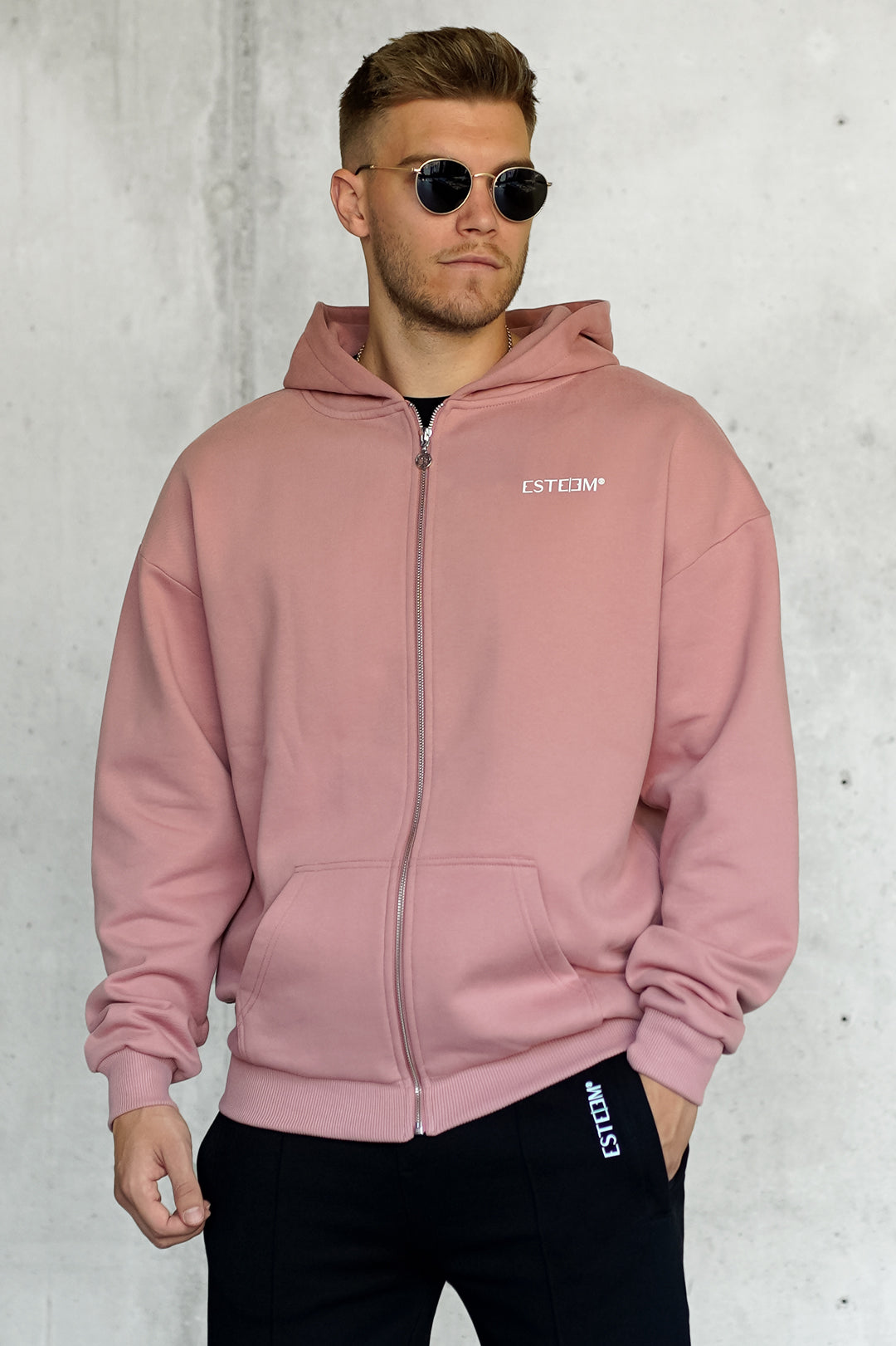 Old rose hoodie on sale