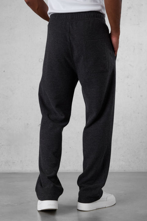 ANTHRACITE MELANGE COMFY LOOSE SWEATPANTS