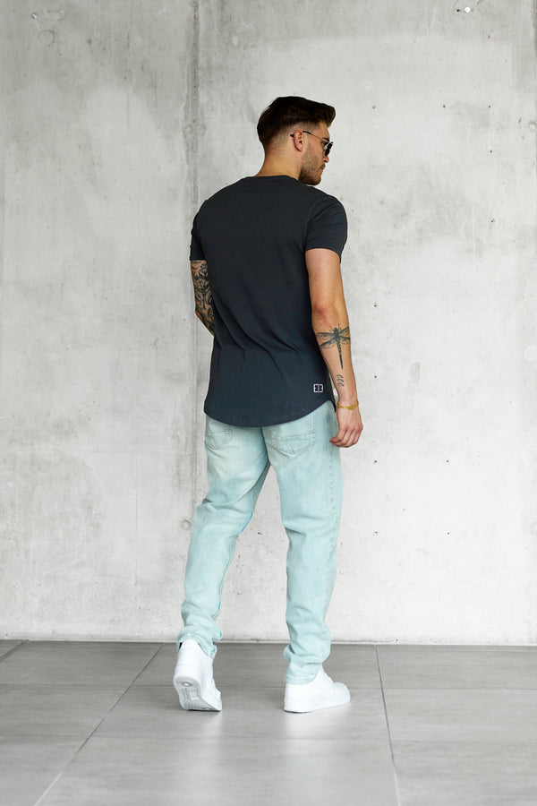 ANTHRACITE LETTERING TEE