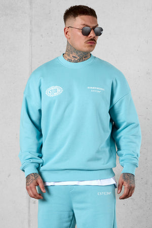 AQUA SUMMER HIGHLIFE OVERSIZED SWEATER