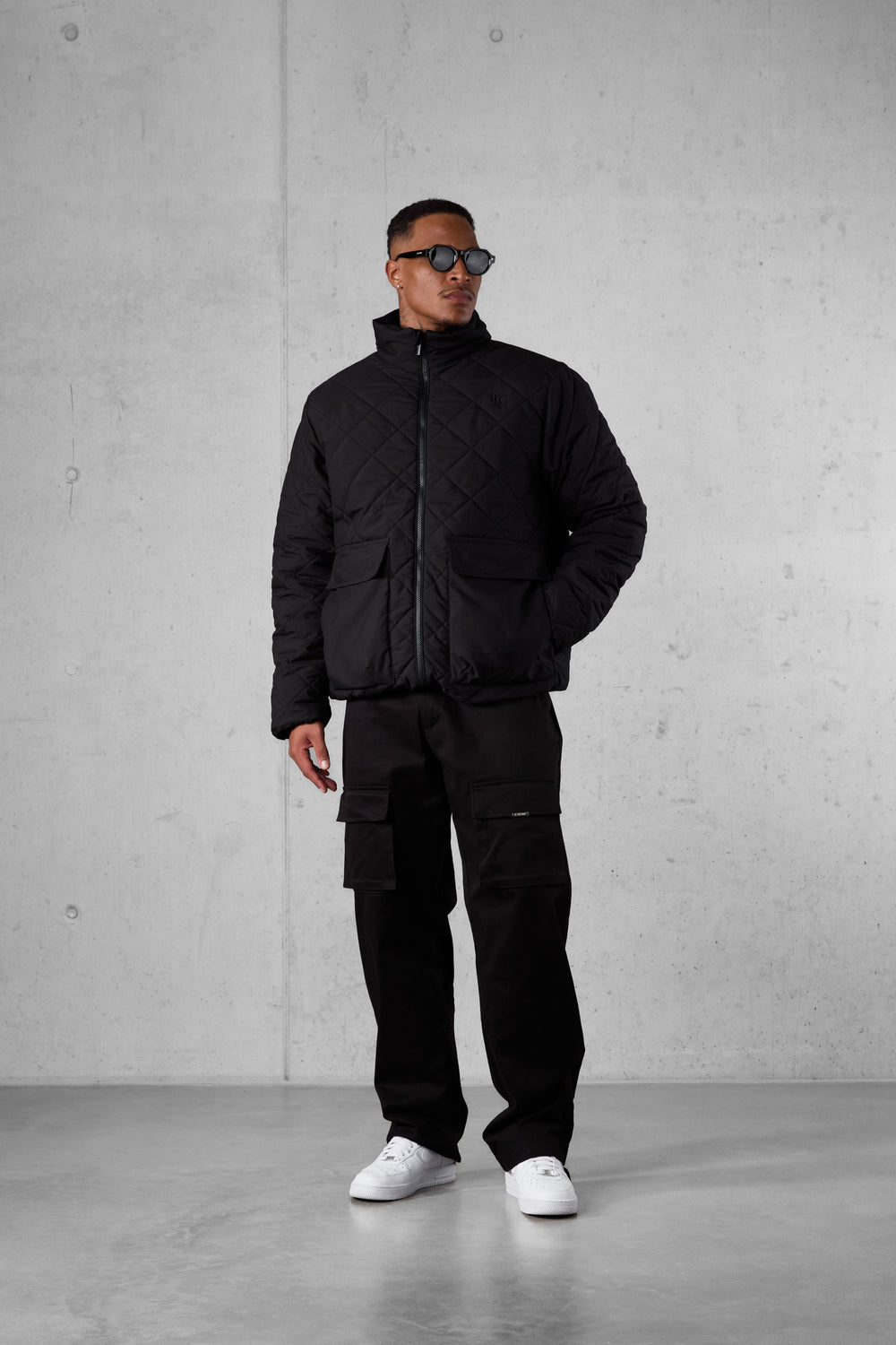 BLACK DIAMOND PUFFER JACKET