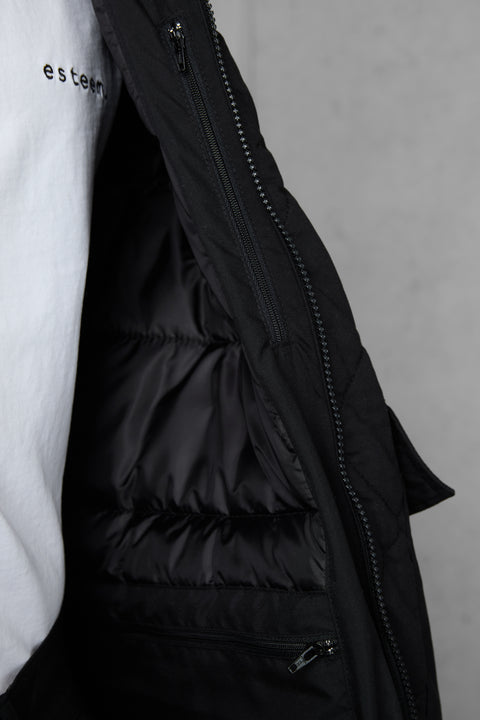 BLACK DIAMOND PUFFER JACKET