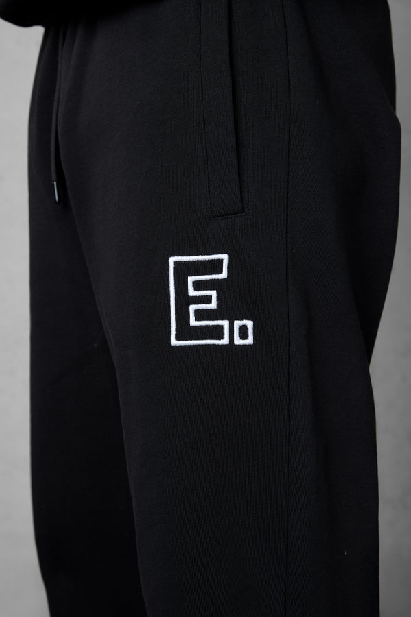 BLACK E. STATEMENT BAGGY JOGGER