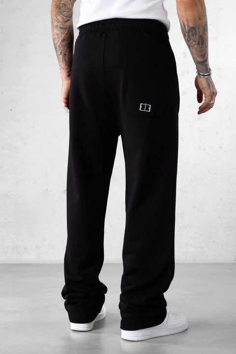 BLACK ESSENTIAL LOOSE SWEATPANTS 2.0