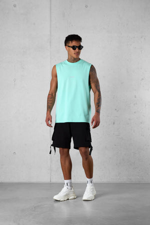 BEACHGREEN BLAZING SUNSHINE OVERSIZED TANK TEE