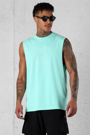 BEACHGREEN BLAZING SUNSHINE OVERSIZED TANK TEE