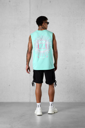 BEACHGREEN BLAZING SUNSHINE OVERSIZED TANK TEE