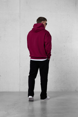 BEETROOT BLOOMING SEASON LOGO OVERSIZED HOODIE