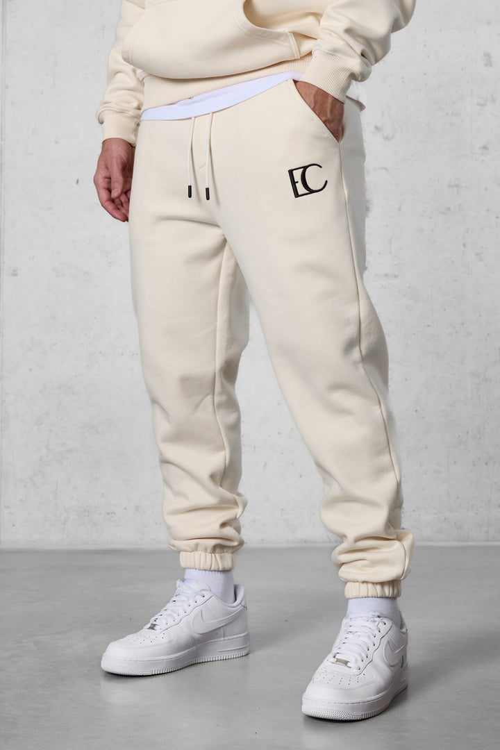 BEIGE EC LOGO JOGGER