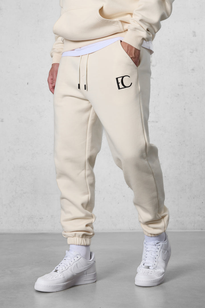 BEIGE EC LOGO JOGGER