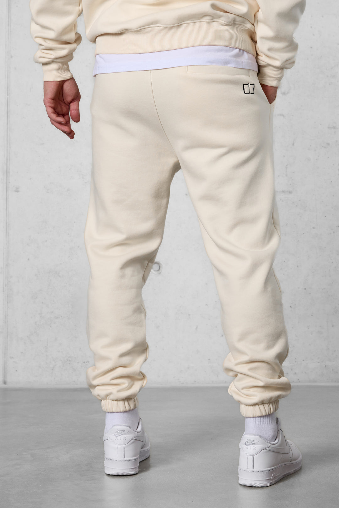 BEIGE EC LOGO JOGGER