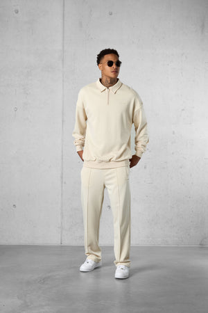 BEIGE ESSENTIAL LOOSE SWEATPANTS