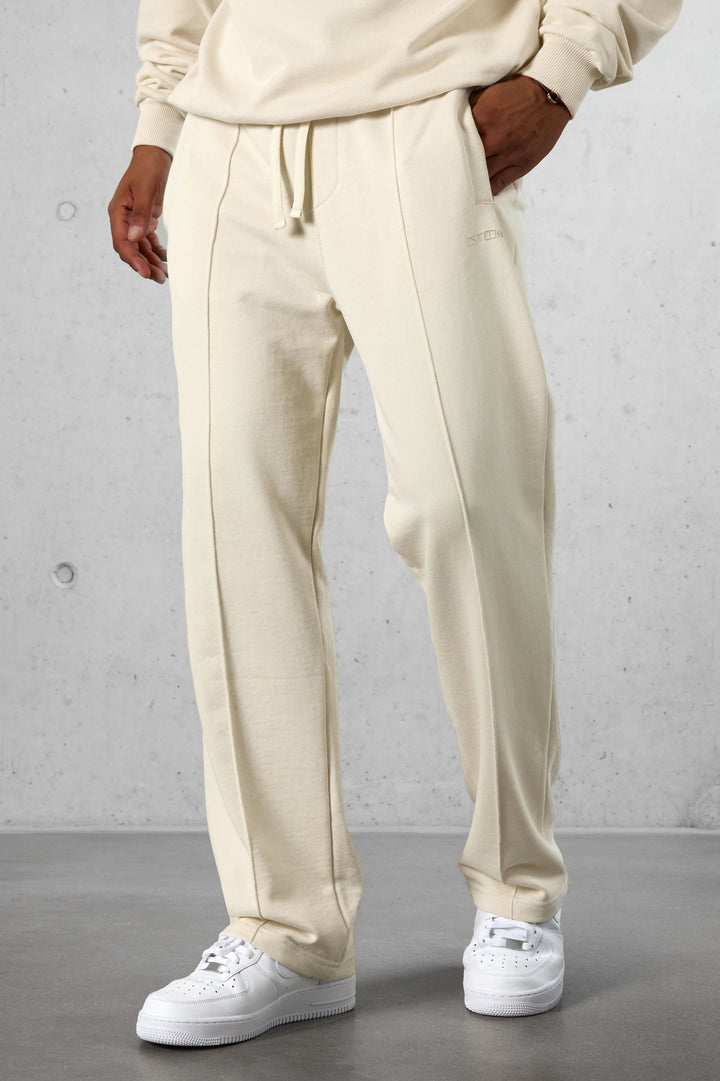 BEIGE ESSENTIAL LOOSE SWEATPANTS