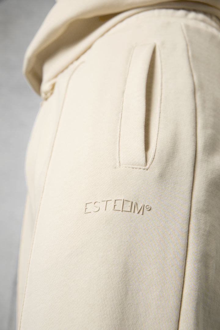 BEIGE ESSENTIAL LOOSE SWEATPANTS