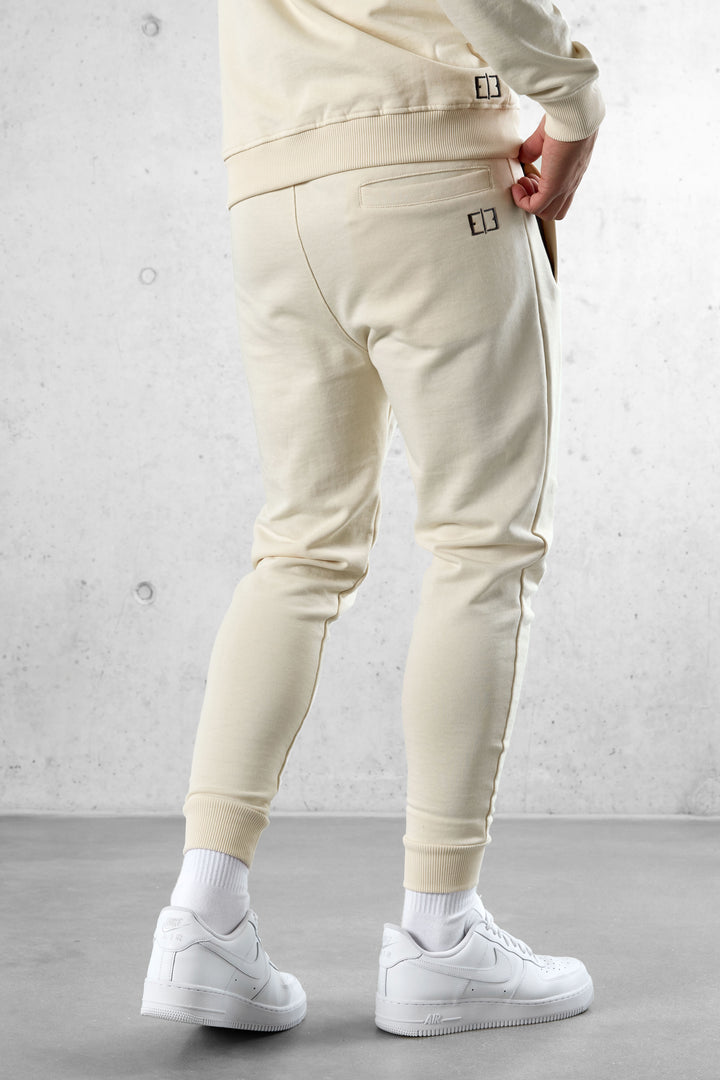 BEIGE ESSENTIAL SWEATPANTS