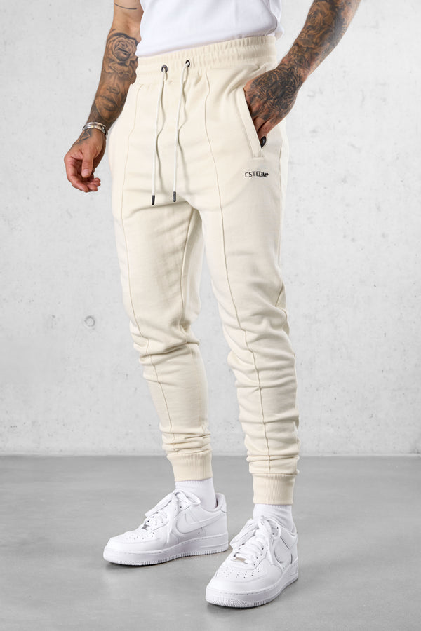 BEIGE ESSENTIAL SWEATPANTS