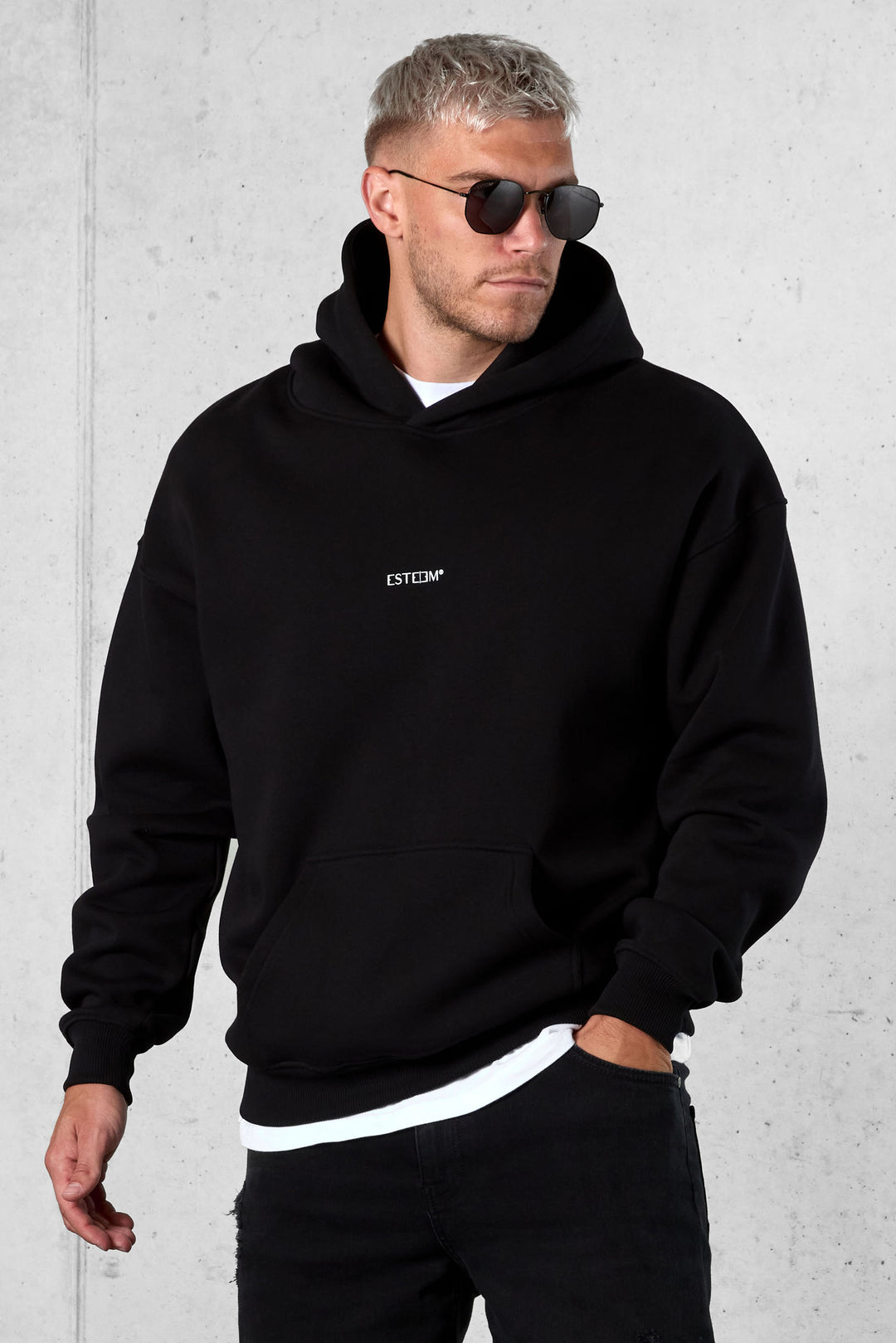 BLACK LES MOMENTS MÉMORABLE OVERSIZED HOODIE