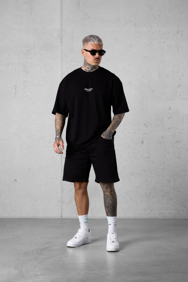 BLACK PALM OVERSIZED TEE 4.0