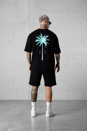BLACK PALM OVERSIZED TEE 4.0