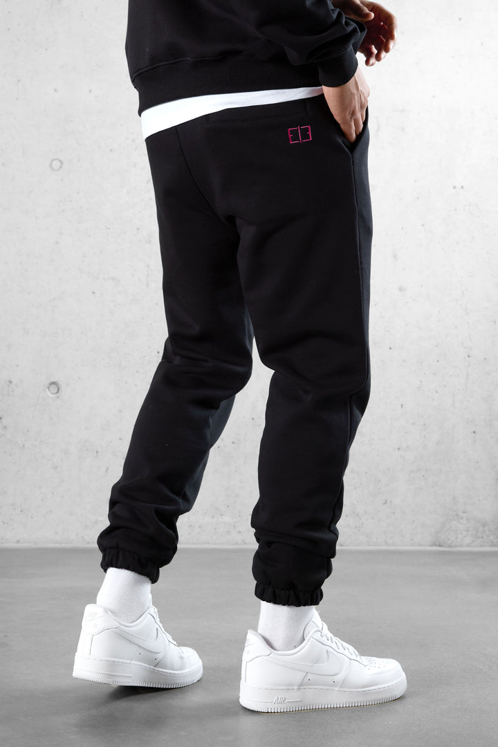 BLACK PINK DISCREET JOGGER