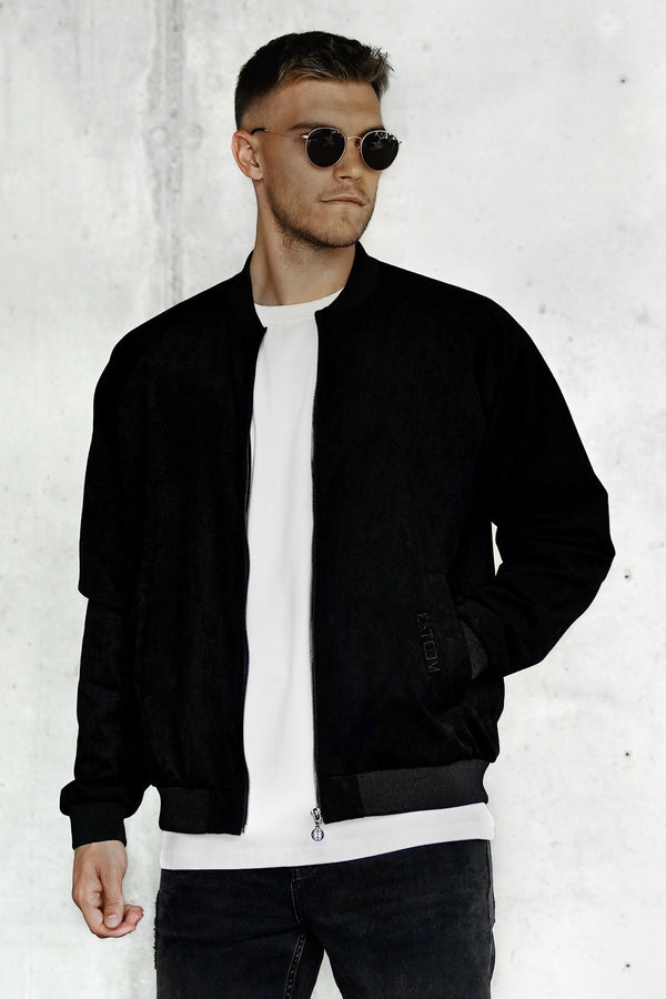 BLACK SUEDE JACKET