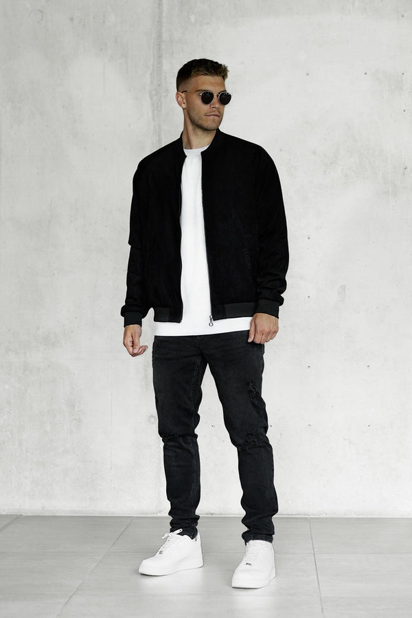 BLACK SUEDE JACKET