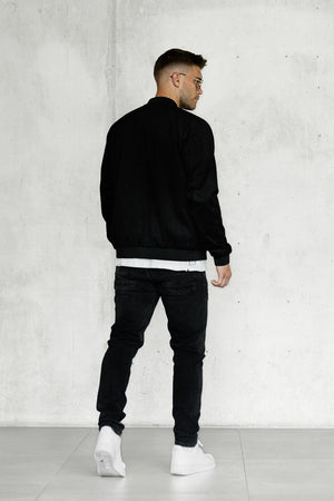 BLACK SUEDE JACKET