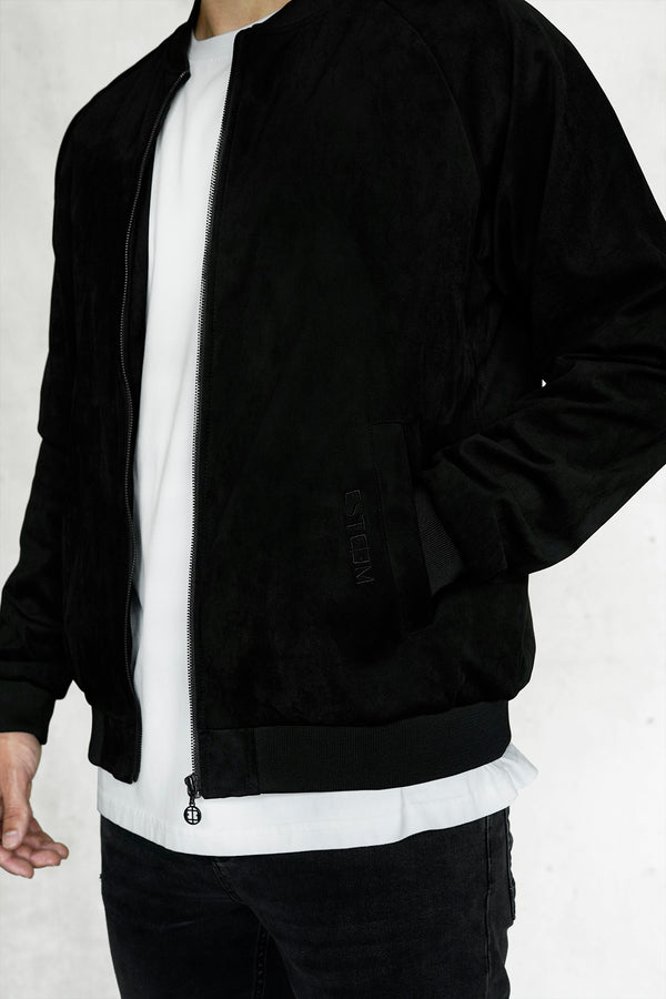 BLACK SUEDE JACKET
