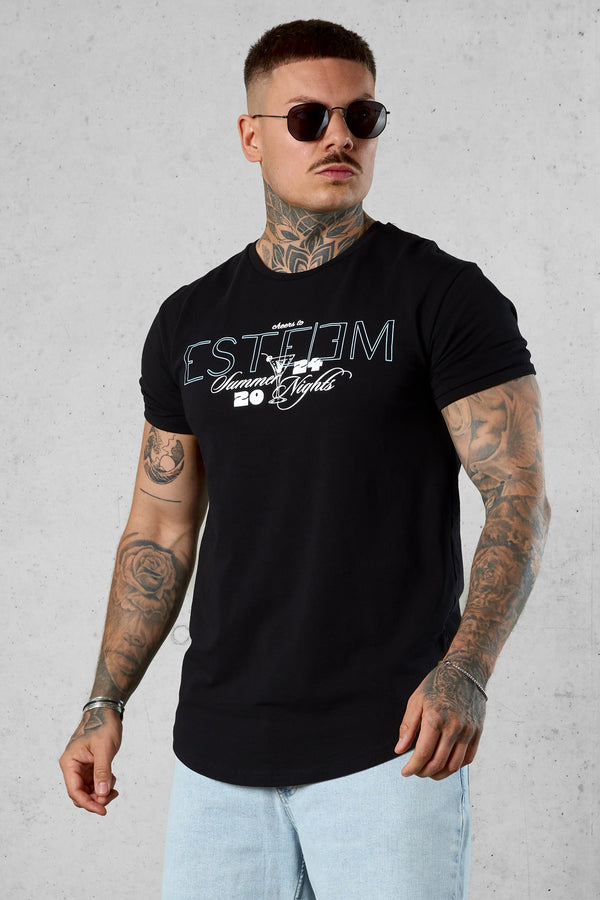 BLACK SUMMER NIGHTS TEE
