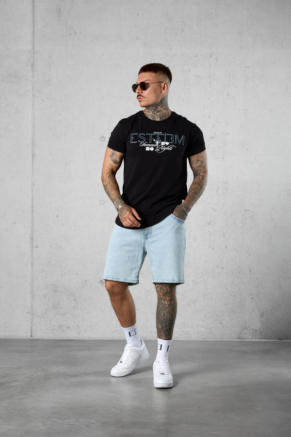 BLACK SUMMER NIGHTS TEE