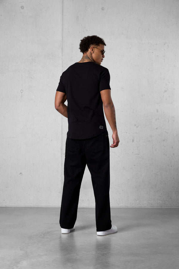 BLACK STRIPE TEE