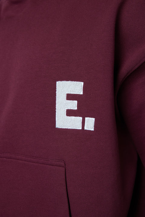 CABERNET E. STATEMENT OVERSIZED HOODIE