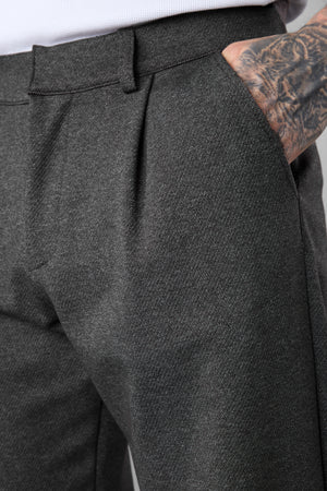 COFFEE WIDE TAILORED PANTS