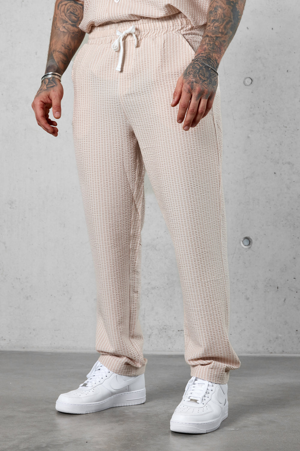 CAPPUCCINO STRIPED PANTS