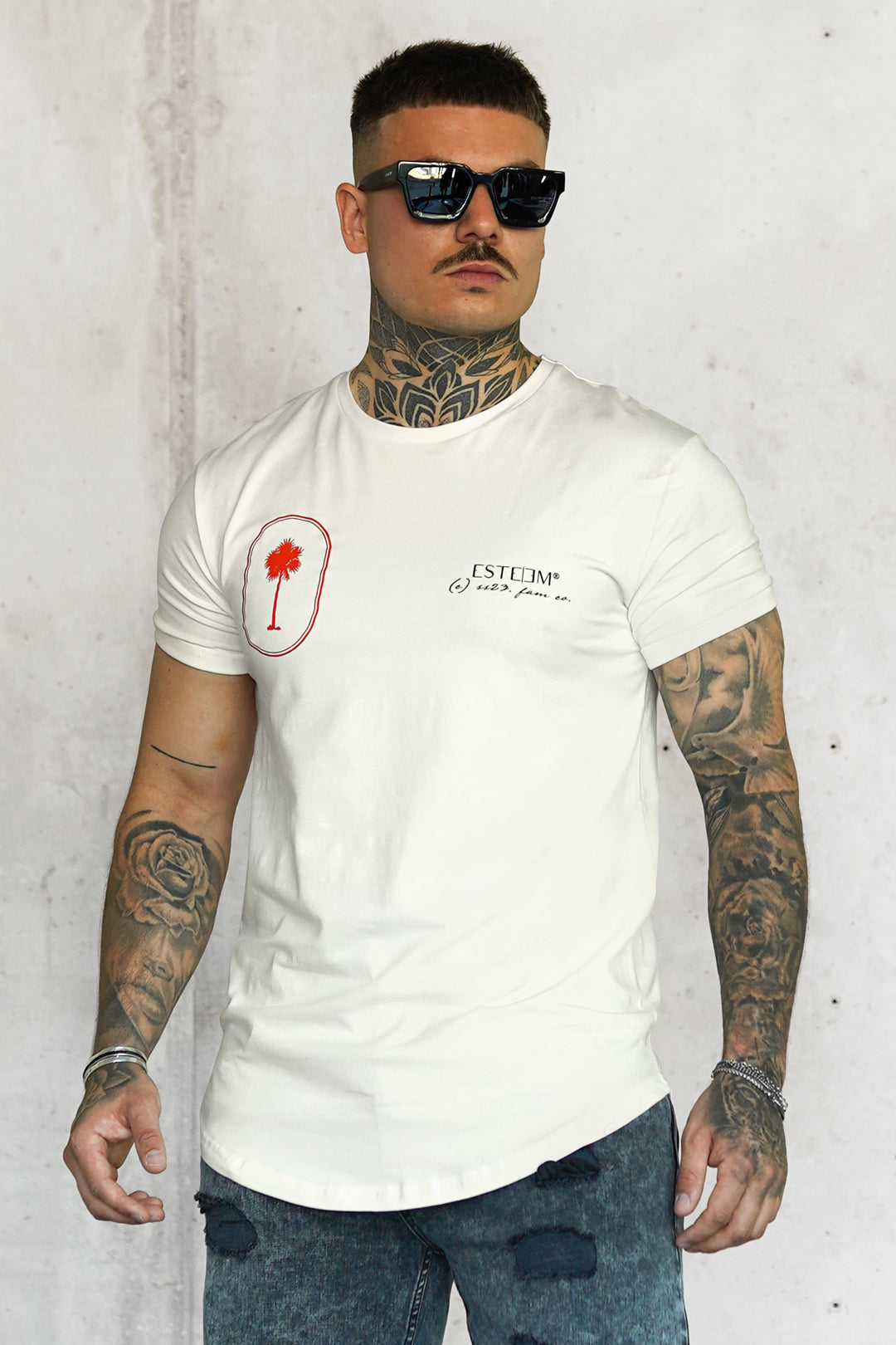 COCONUT SINGLE PALM LOGO TEE