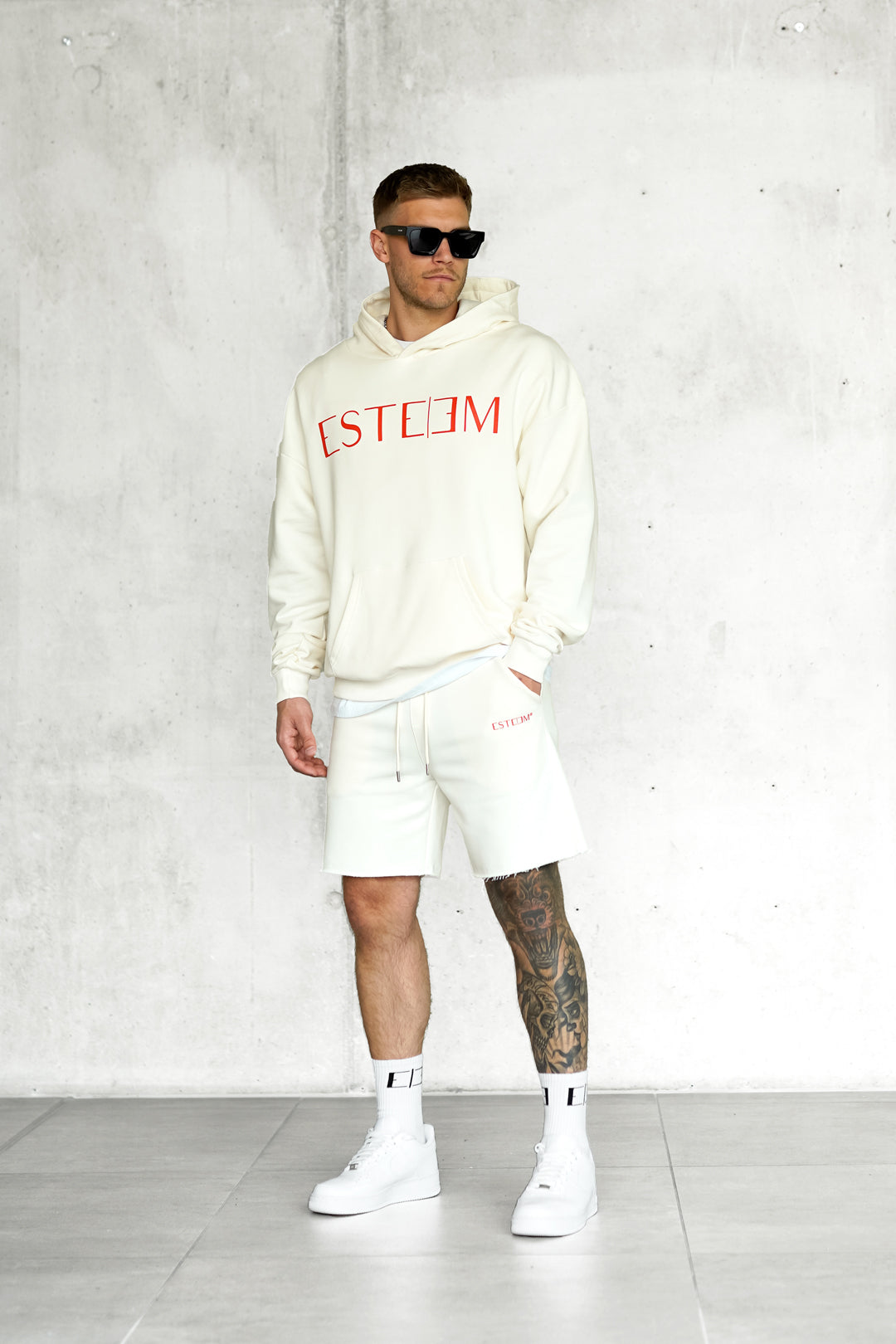 COCONUT LETTERING OVERSIZED SWEATHOODIE