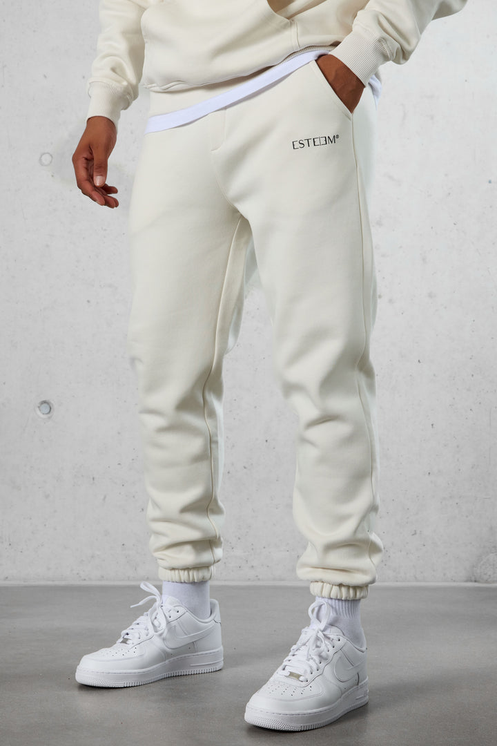 CREAM DISCREET JOGGER