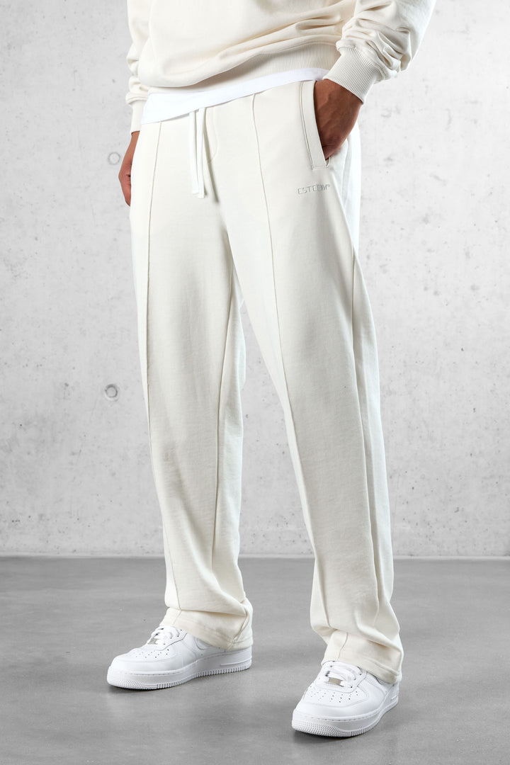 CREAM ESSENTIAL LOOSE SWEATPANTS